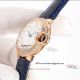 Replica Cartier Blue Balloon White Face Rose Gold Bezel Blue Leather Strap Watch (6)_th.jpg